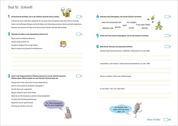 Produktbild: Fit f&uuml;r Deutsch 4. Klasse. Mein Testheft