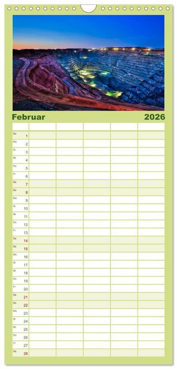 Produktbild: Familienplaner 2026 - Australien - Travel The Gravel mit 5 Spalten (Wandkalender, 21 x 45 cm) CALVENDO