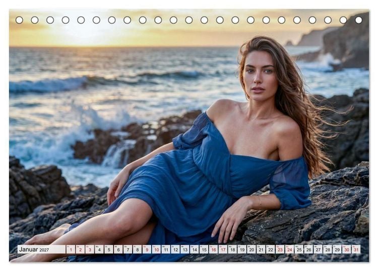 Produktbild: Zeitlose Sch&ouml;nheit - Frauen in der Natur (Tischkalender 2027 DIN A5 quer), CALVENDO Monatskalender