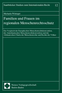 Produktbild: Familien und Frauen im regionalen Menschenrechtsschutz