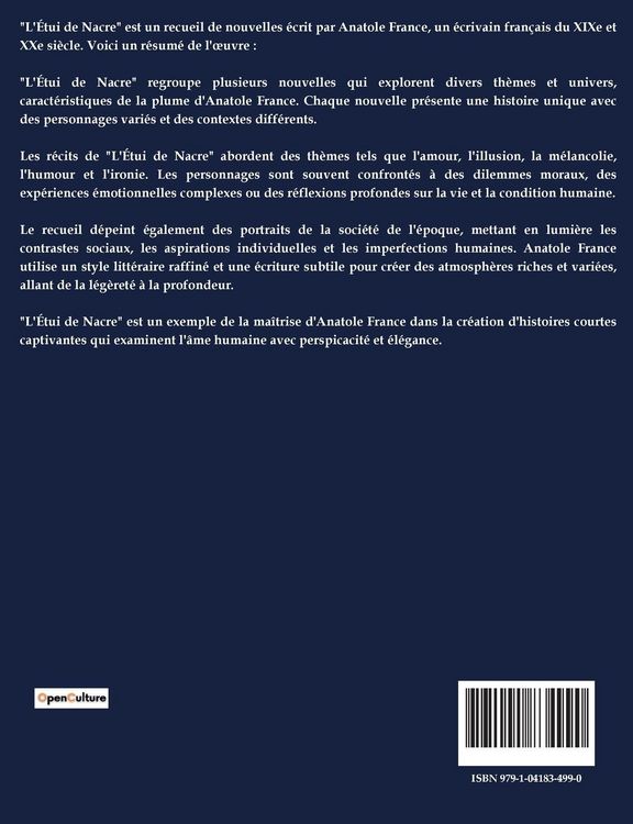 Produktbild: L'&Eacute;tui de nacre
