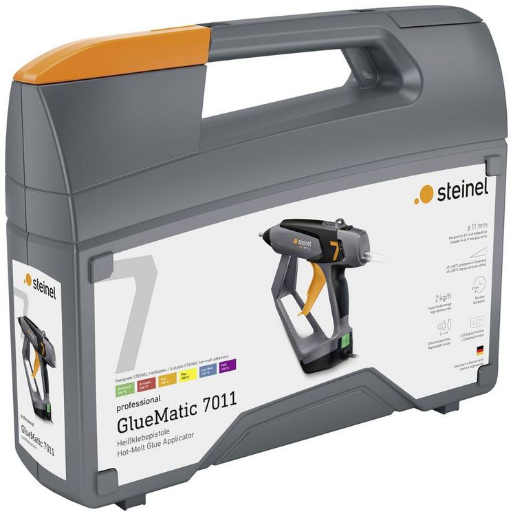 Produktbild: Steinel GLUEMATIC 7011 KF Hei&szlig;klebepistole inkl. Koffer 11mm 400W 1St.