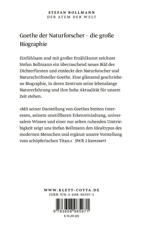Produktbild: Der Atem der Welt