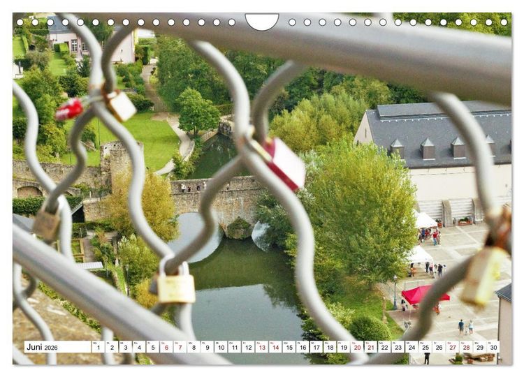 Produktbild: Luxemburg entlang des Wenzelwegs (Wandkalender 2026 DIN A4 quer), CALVENDO Monatskalender