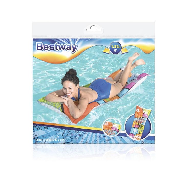 Produktbild: Bestway Luftmatratze Fashion 183x69cm 3fach sortiert