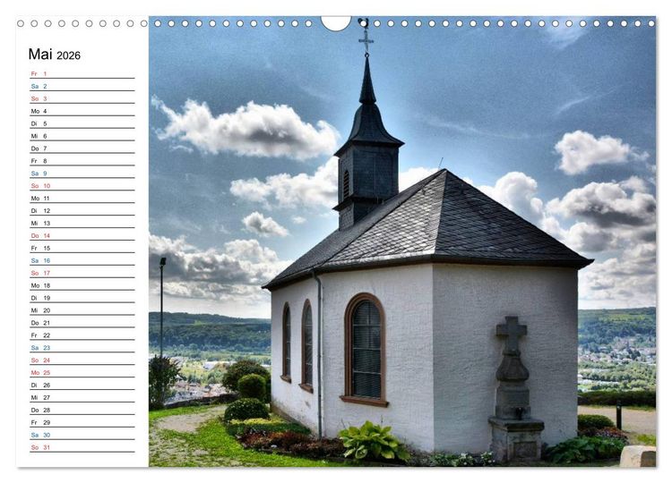 Produktbild: Sa(ar)krale Baukunst - Kapellen im Saarland (Wandkalender 2026 DIN A3 quer), CALVENDO Monatskalender