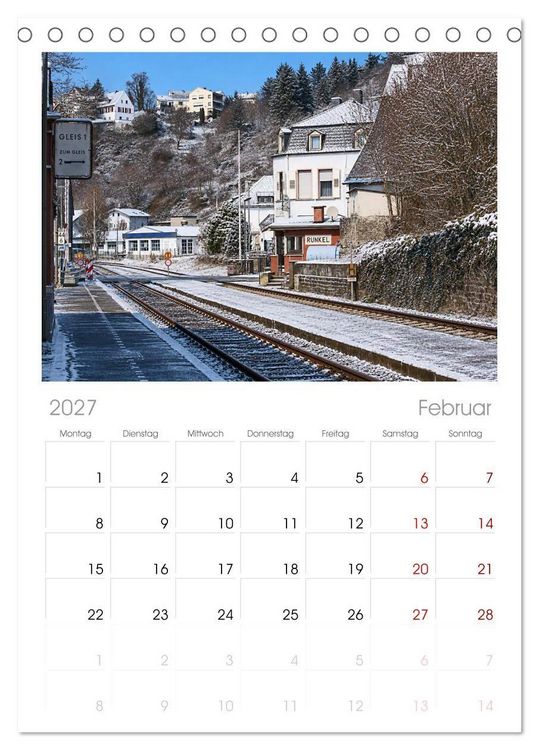 Produktbild: Tischplaner 2027 - Runkel - Idylle an der Lahn (A5 Tischkalender zum Aufstellen) CALVENDO