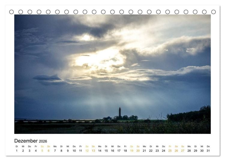 Produktbild: Fernweh Ostsee (Tischkalender 2026 DIN A5 quer), CALVENDO Monatskalender