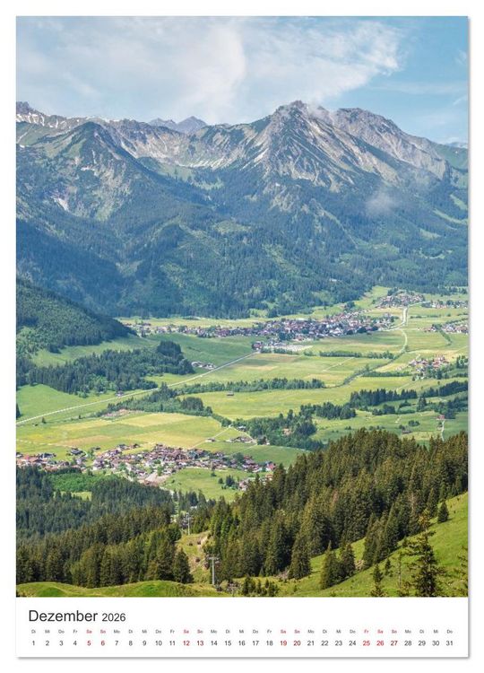 Produktbild: Bergsommer im Tannheimer Tal (hochwertiger Premium Wandkalender 2026 DIN A2 hoch), Kunstdruck in Hochglanz