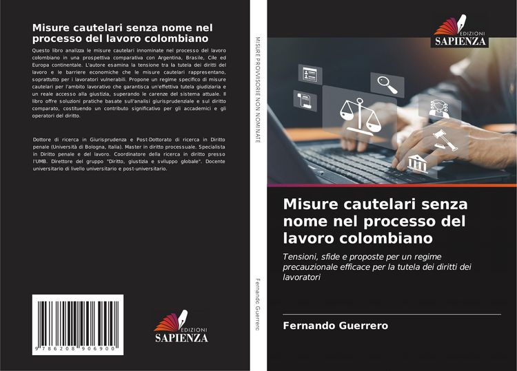 Produktbild: Misure cautelari senza nome nel processo del lavoro colombiano