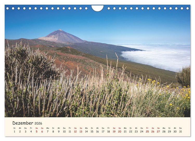 Produktbild: Teneriffa in Bildern (Wandkalender 2026 DIN A4 quer), CALVENDO Monatskalender