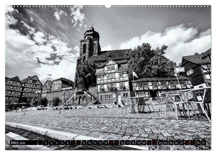 Produktbild: Ein Blick auf Homberg an der Efze (hochwertiger Premium Wandkalender 2026 DIN A2 quer), Kunstdruck in Hochglanz