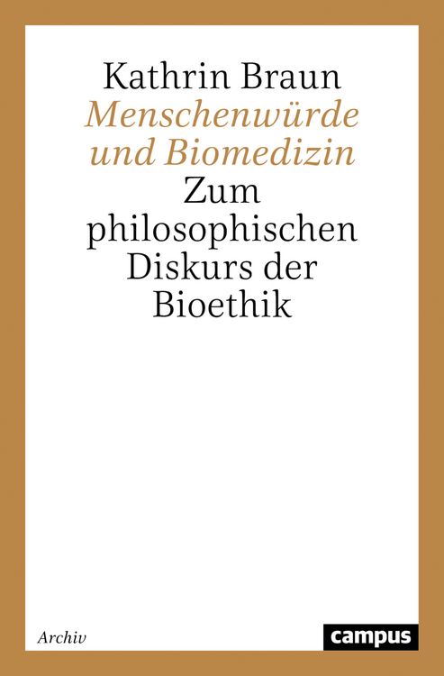 Produktbild: Menschenw&uuml;rde und Biomedizin