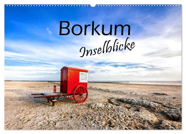 Produktbild: Borkum - Inselblicke (Wandkalender 2026 DIN A2 quer), CALVENDO Monatskalender