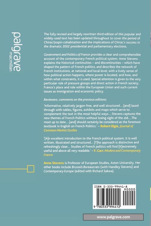 Produktbild: Government and Politics of France