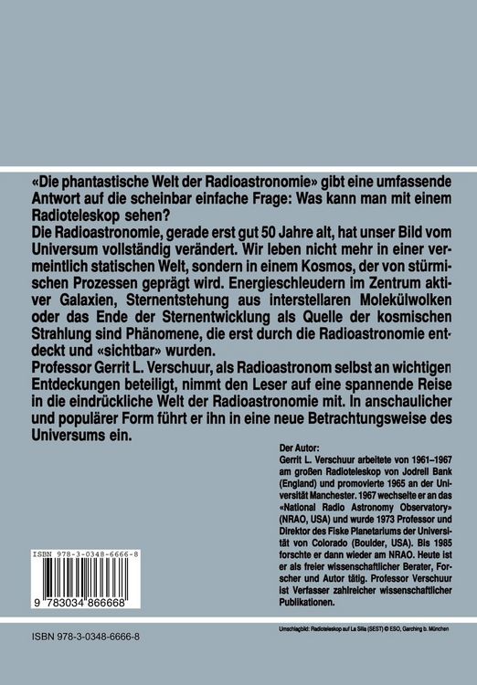 Produktbild: Die phantastische Welt der Radioastronomie