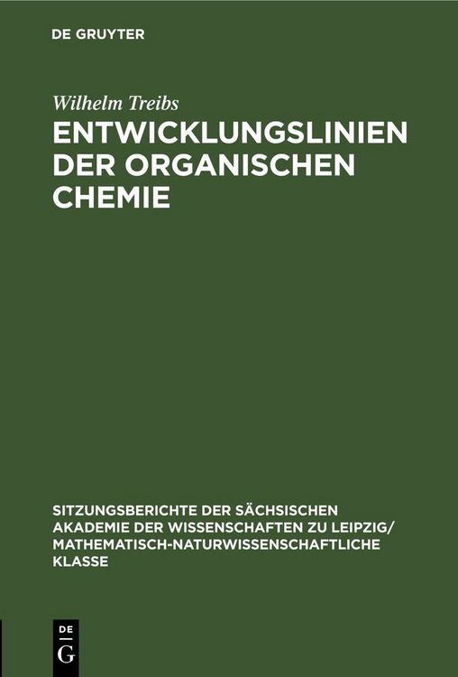 Produktbild: Entwicklungslinien der organischen Chemie