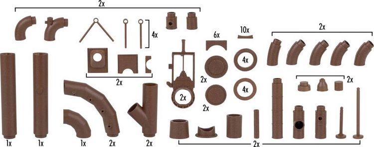 Produktbild: Faller 180327 H0 Rohrleitungs-Set