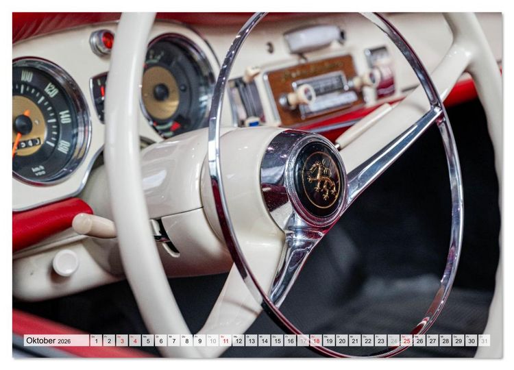 Produktbild: Einsteigen, bitte! - Innenansichten automobiler Ikonen (Wandkalender 2026 DIN A2 quer), CALVENDO Monatskalender