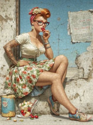Produktbild: CALVENDO Puzzle Jetzt sitze ich hier | 1000 Teile Lege-Gr&ouml;&szlig;e 64x48cm Foto-Puzzle f&uuml;r gl&uuml;ckliche Stunden