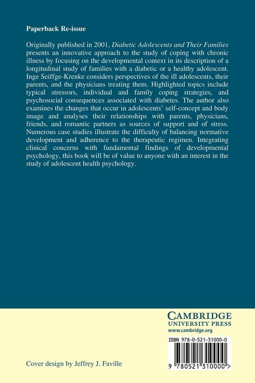 Produktbild: Diabetic Adolescents and Their Families