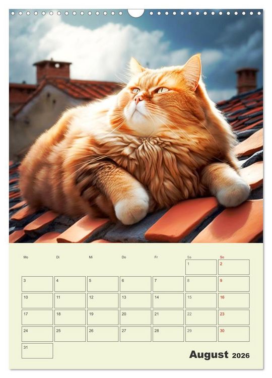 Produktbild: Jetzt ist die Katze aus dem Sack! Katzenspa&szlig; vom Feinsten! (Wandkalender 2026 DIN A3 hoch), CALVENDO Monatskalender
