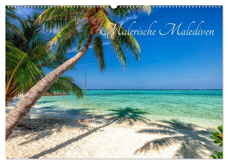 Produktbild: Malerische Malediven (Wandkalender 2026 DIN A2 quer), CALVENDO Monatskalender
