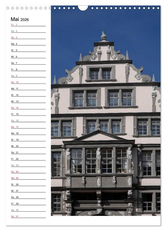 Produktbild: Streifz&uuml;ge durch Paderborn (Wandkalender 2026 DIN A3 hoch), CALVENDO Monatskalender