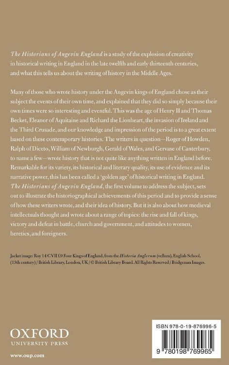 Produktbild: Historians Of Angevin England C