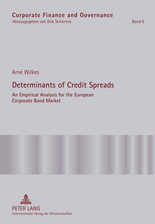 Produktbild: Determinants of Credit Spreads