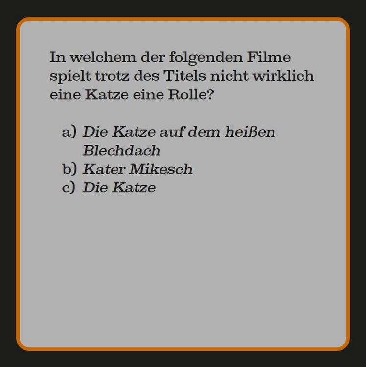 Produktbild: Das Katzen-Quiz (Neuauflage)