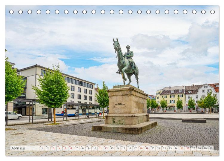 Produktbild: Sigmaringen Impressionen (Tischkalender 2026 DIN A5 quer), CALVENDO Monatskalender