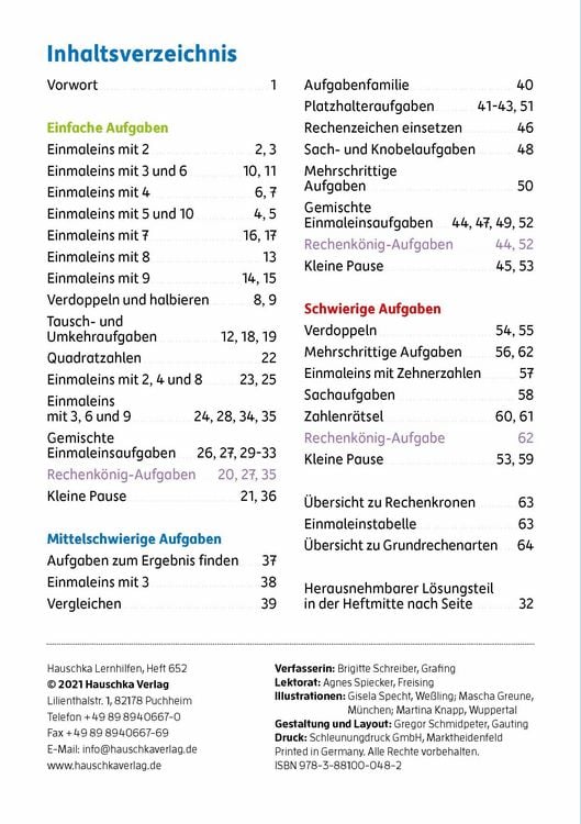 Produktbild: Mathe 2./3. Klasse &Uuml;bungsheft - Einmaleins