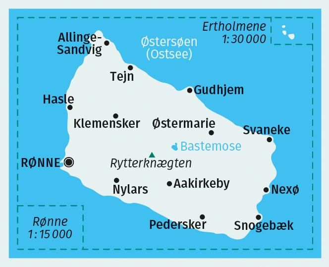 Produktbild: KOMPASS Wanderkarte 236 Bornholm 1:50.000