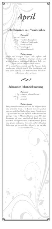 Produktbild: Küchenplaner Kaffee 2026 - Streifen-Kalender 11,3x49x5 cm - Kaffeekalender - mit leckeren Rezepten - Wandplaner - Küchenkalender - Alpha Edition