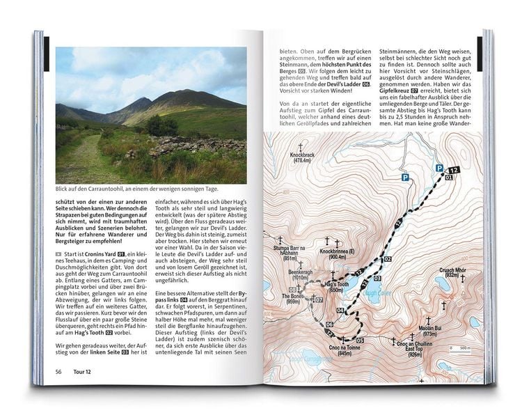 Produktbild: KOMPASS Wanderf&uuml;hrer Irland mit Nordirland, 70 Touren mit Extra-Tourenkarte