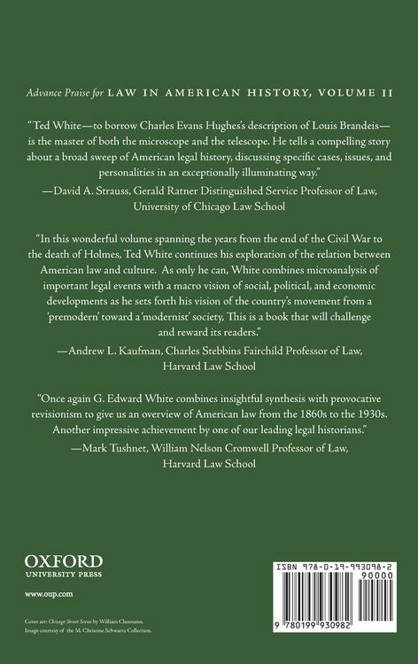 Produktbild: LAW IN AMER HIST, V2 FROM 1865-1929 C
