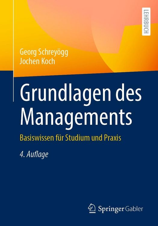 Produktbild: Grundlagen des Managements