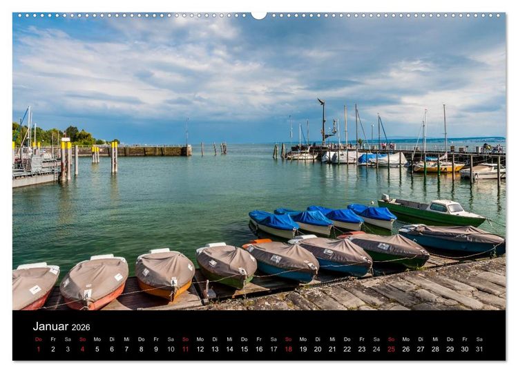Produktbild: Kulturlandschaft Bodensee - Teil I (Wandkalender 2026 DIN A2 quer), CALVENDO Monatskalender