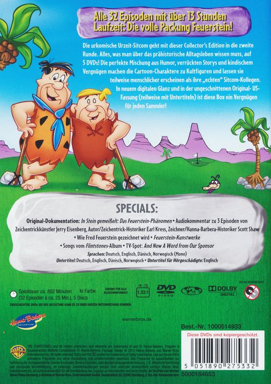 Produktbild: Familie Feuerstein - Staffel 2 [CE] [5 DVDs]