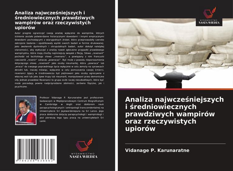 Produktbild: Analiza najwcze&iquest;niejszych i &iquest;redniowiecznych prawdziwych wampir&oacute;w oraz rzeczywistych upior&oacute;w