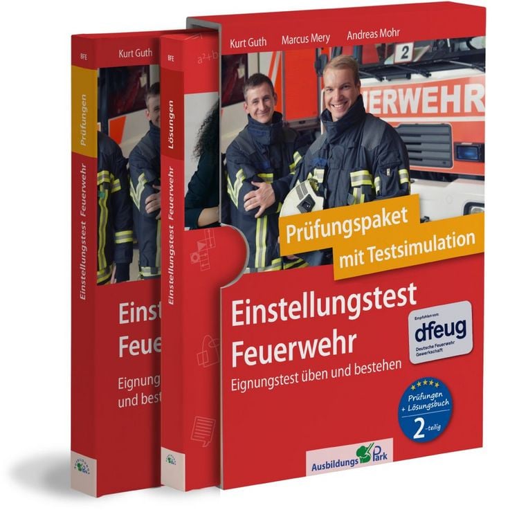 Produktbild: Einstellungstest Feuerwehr: Pr&uuml;fungspaket mit Testsimulation