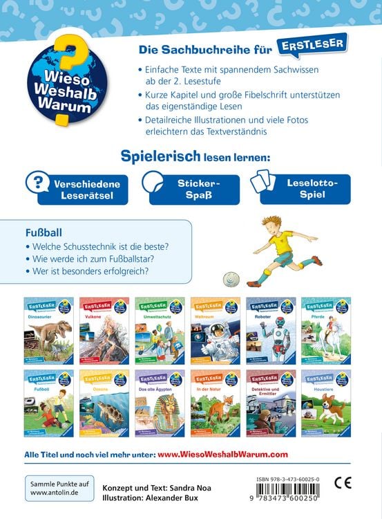 Produktbild: Wieso? Weshalb? Warum? Erstleser, Band 7 - Fu&szlig;ball