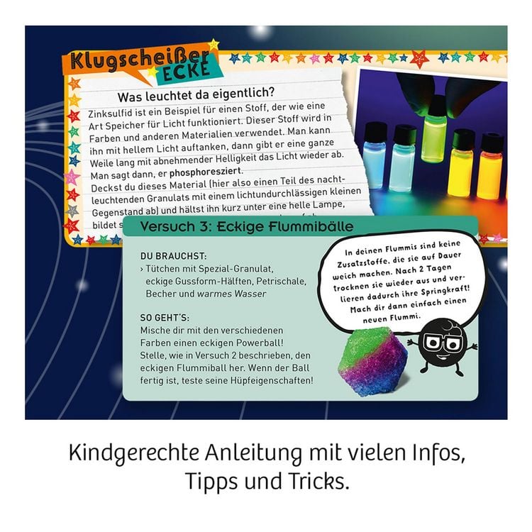 Produktbild: Fun Science Nachtleuchtende Flummi-Power