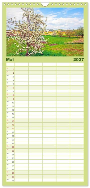 Produktbild: Familienplaner 2027 - Mittelfranken f&uuml;r Entdecker und Wanderer mit 5 Spalten (Wandkalender, 21 x 45 cm) CALVENDO