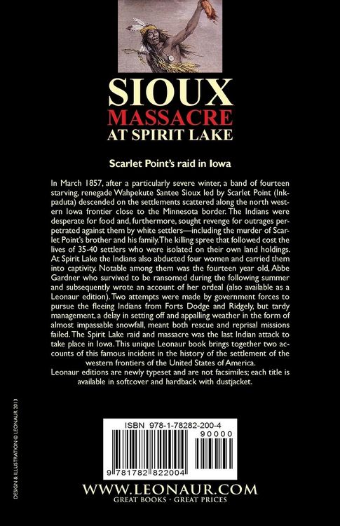Produktbild: Sioux Massacre at Spirit Lake