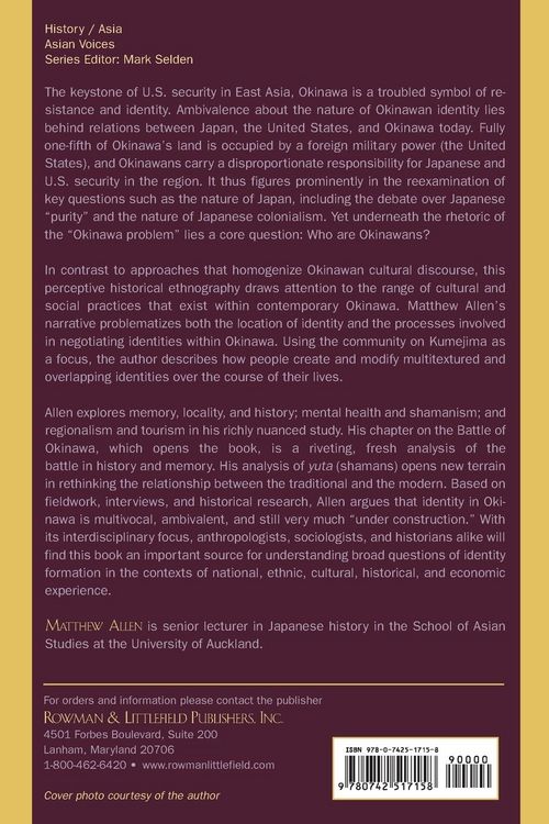 Produktbild: Identity and Resistance in Okinawa