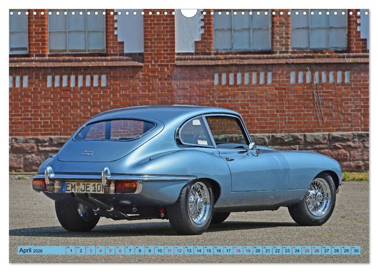 Produktbild: Jaguar E-Type - Die Raubkatze (Wandkalender 2026 DIN A3 quer), CALVENDO Monatskalender