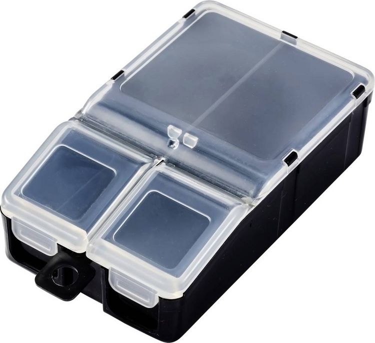 Produktbild: TRU COMPONENTS TC-ERB-9057 Sortimentskasten (L x B x H) 113 x 60 x 30 mm Anzahl F&auml;cher: 2 variable Unterteilung Inhalt 1 St.