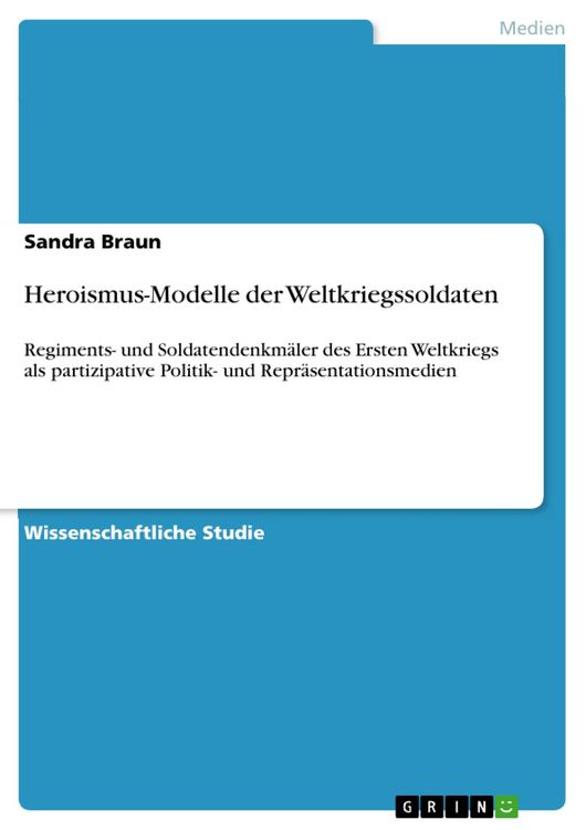 Produktbild: Heroismus-Modelle der Weltkriegssoldaten